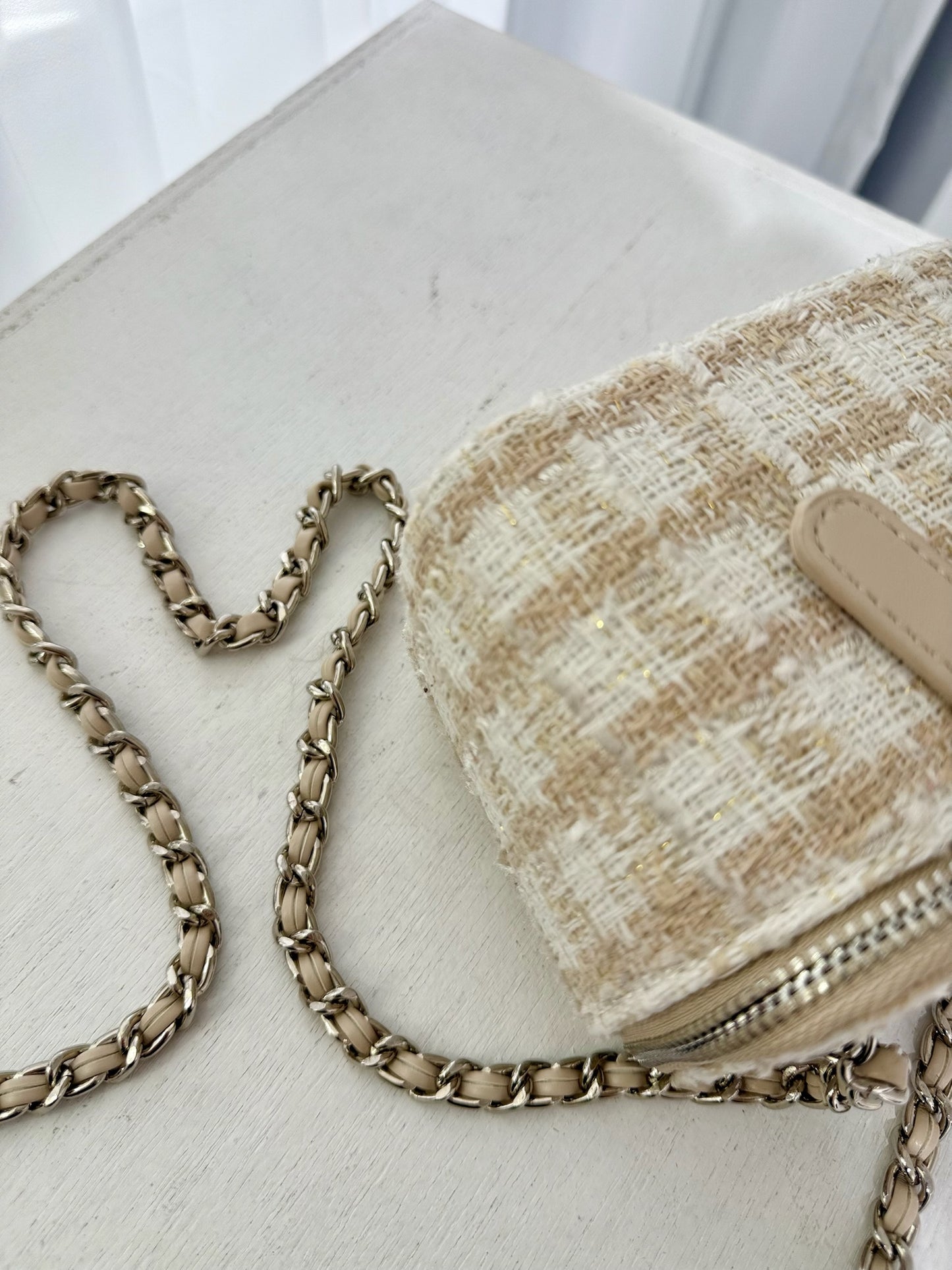 White Vanity Bag