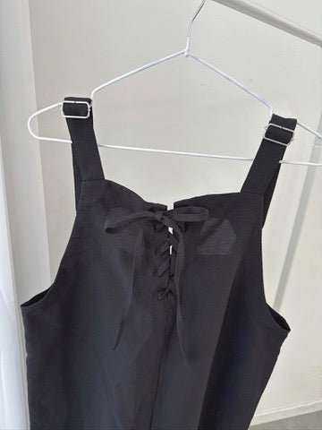 Back-Tie Ribbon Jumpsuit