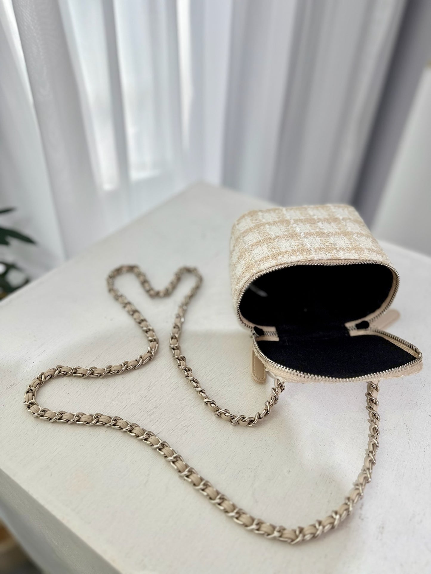 White Vanity Bag