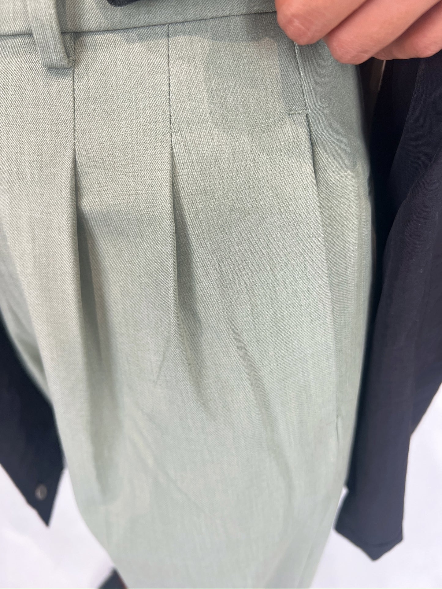 Green Tailored Slacks