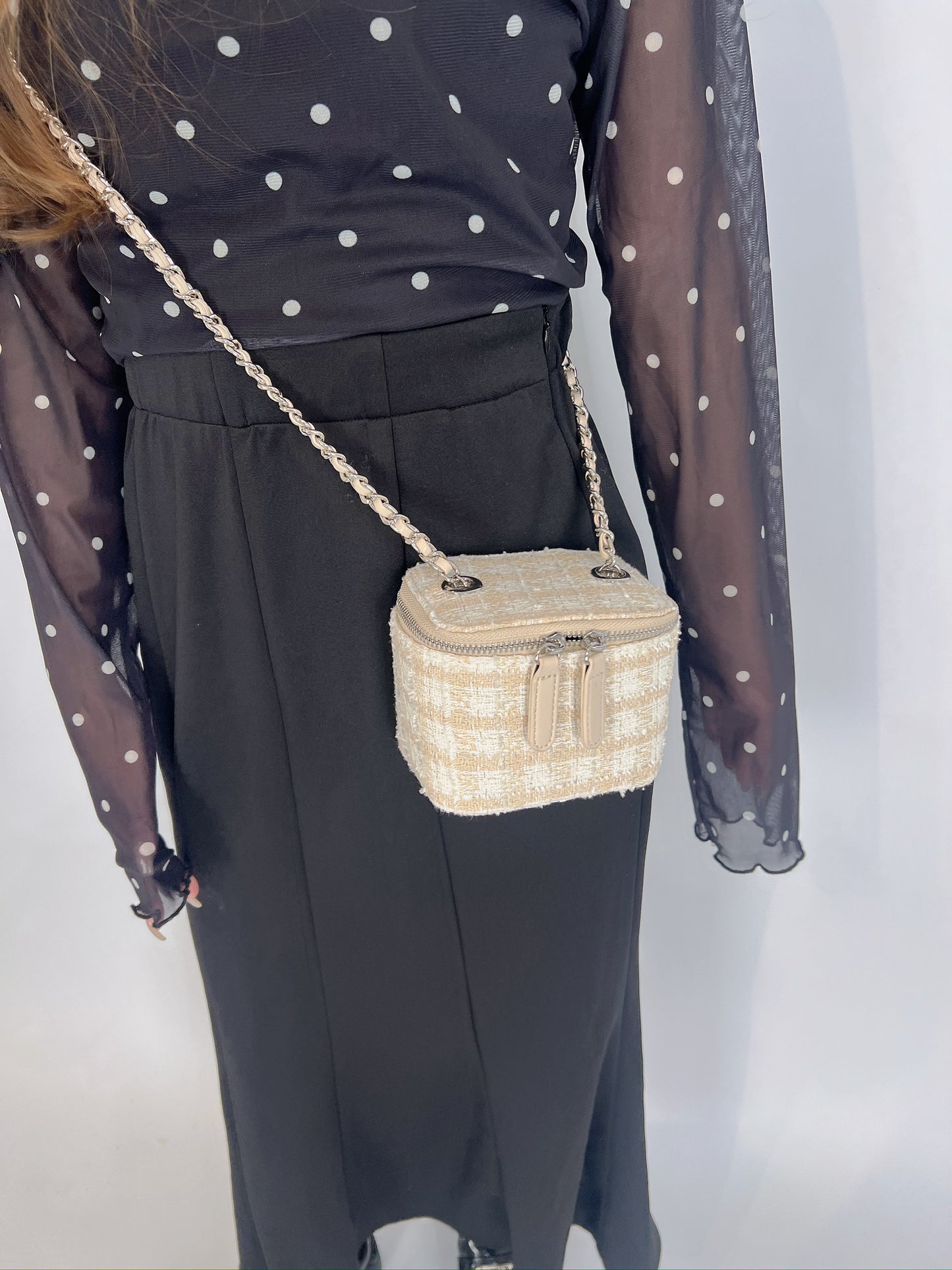White Vanity Bag