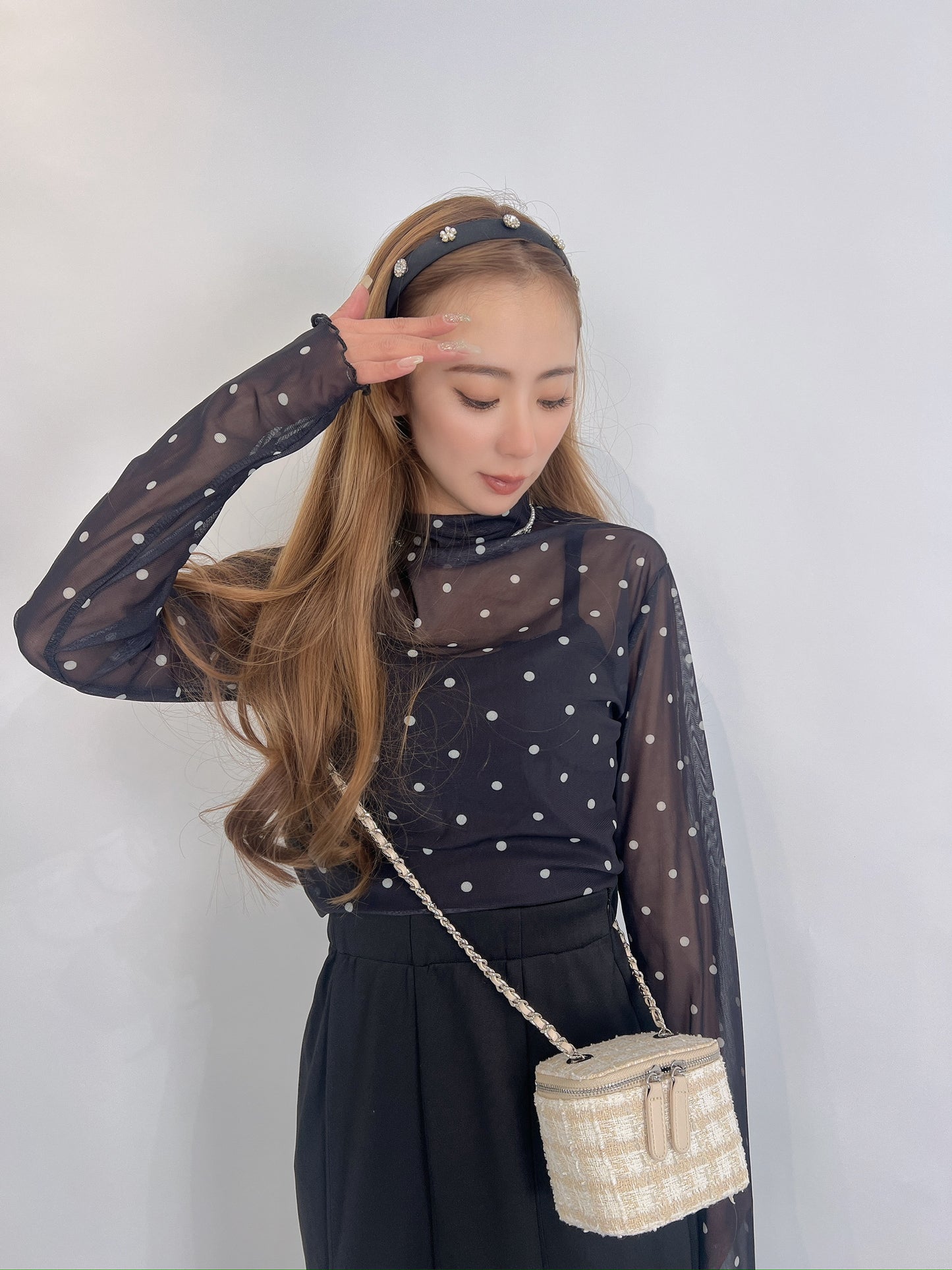 White Vanity Bag