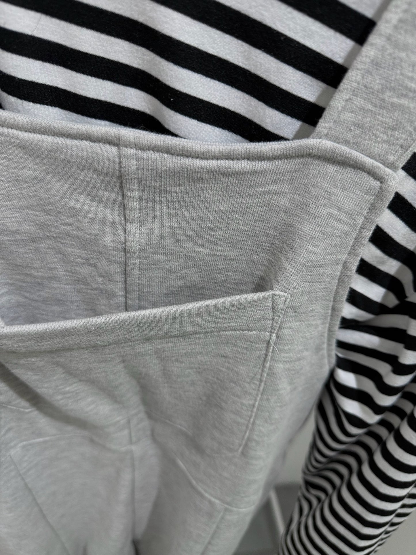 Grey Sweat Jumpsuit