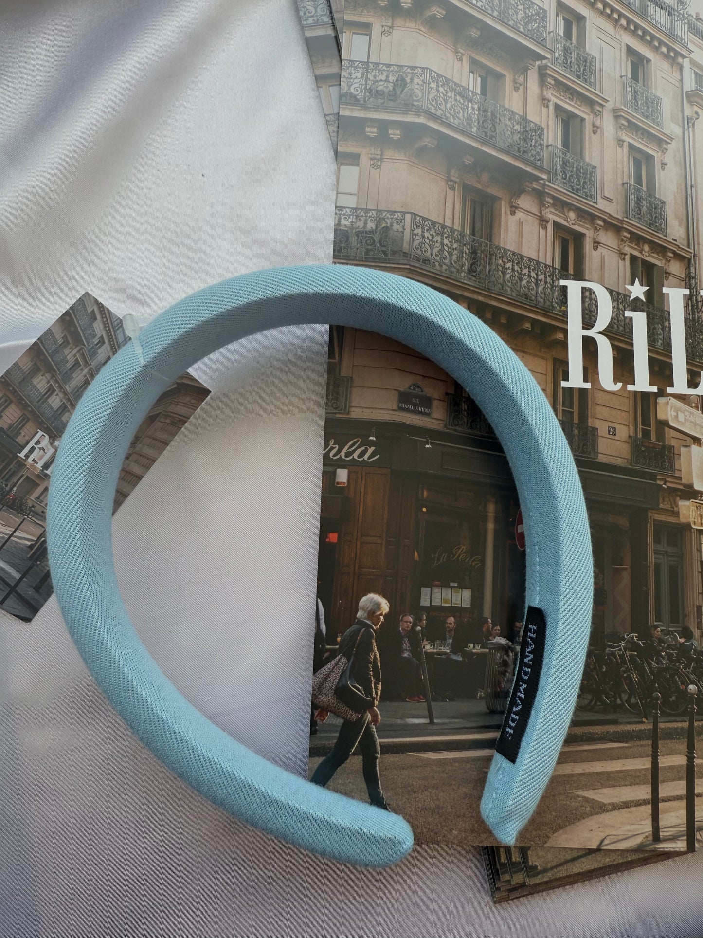Light Blue Headband – Paris Style