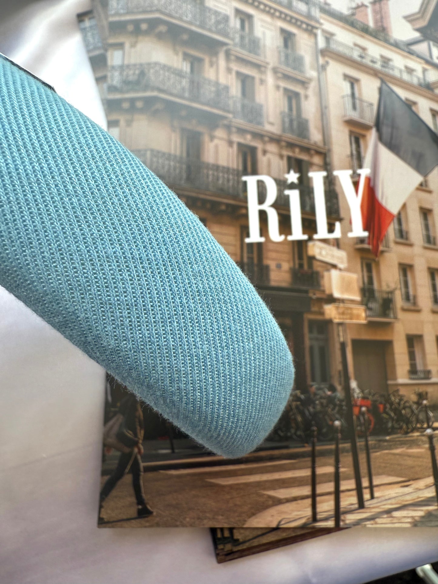 Light Blue Headband – Paris Style