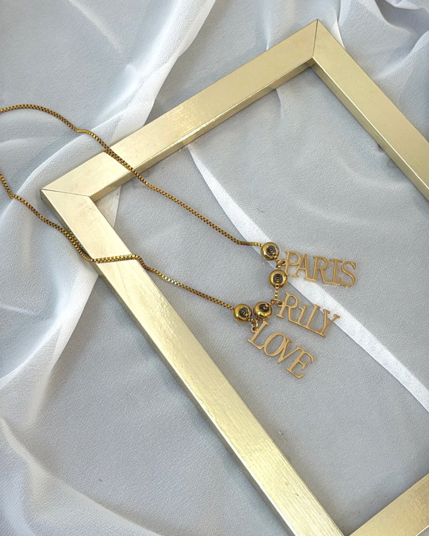 Original Gold Letter Necklace – Customizable