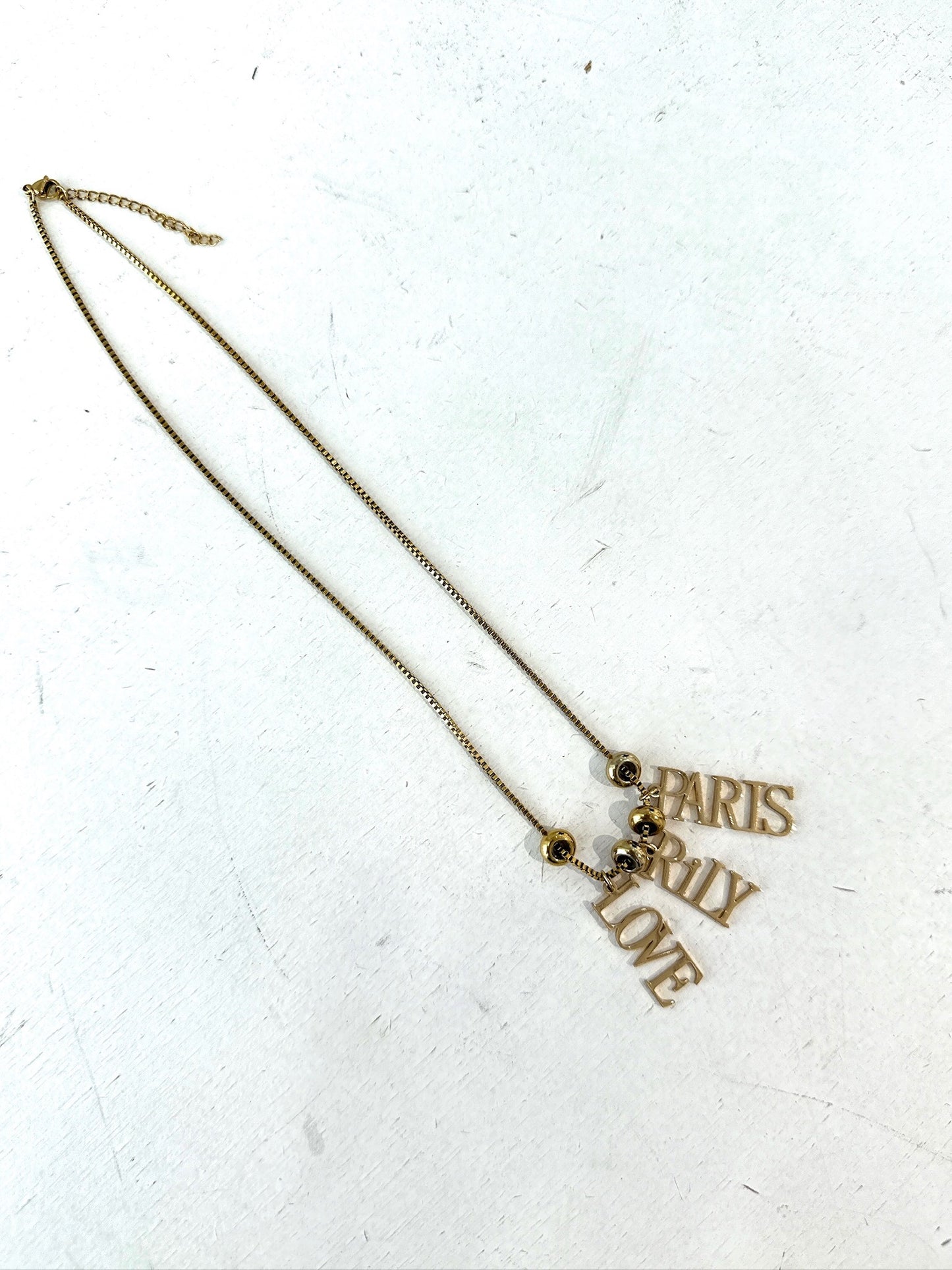 Original Gold Letter Necklace – Customizable