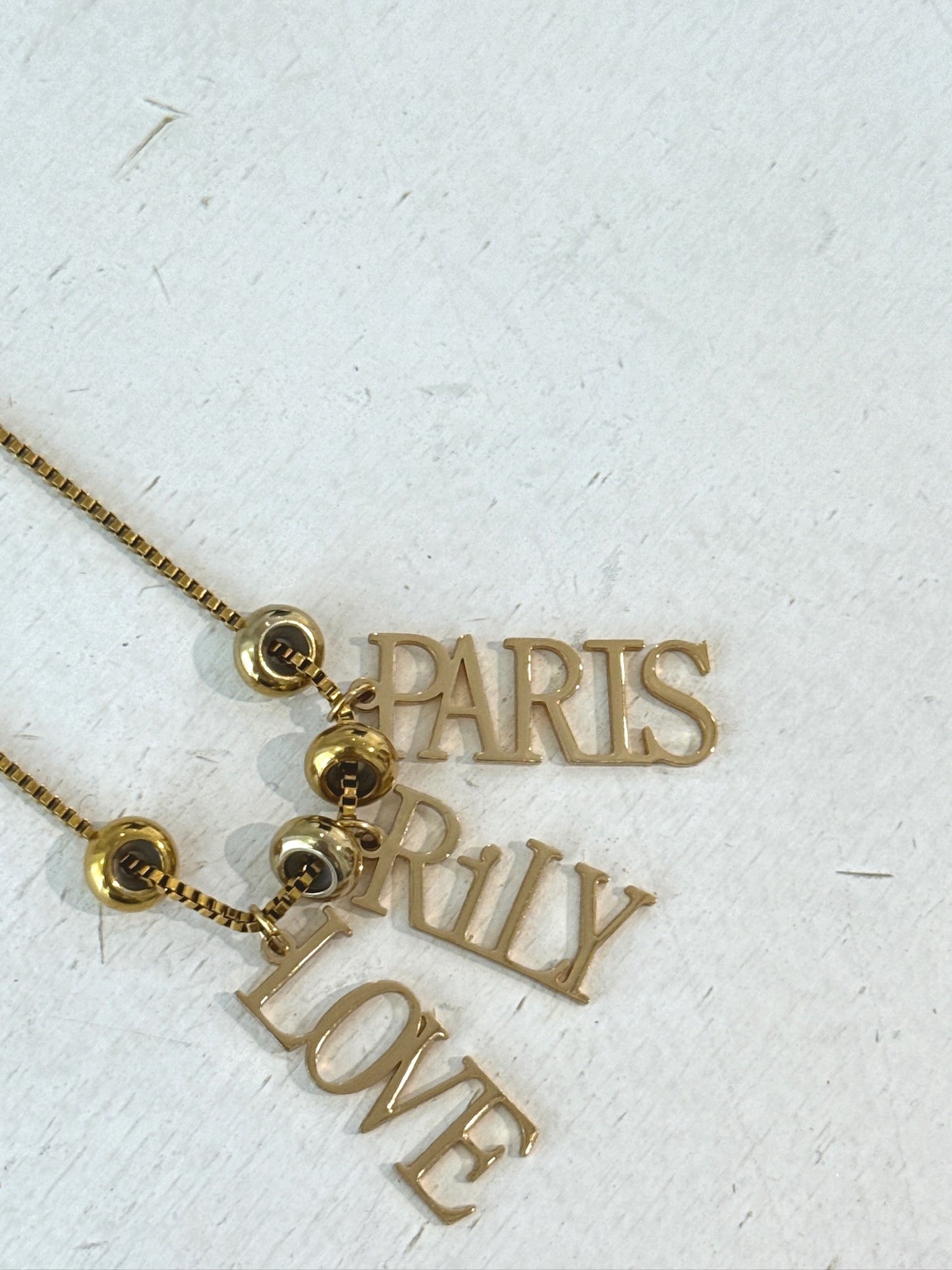 Original Gold Letter Necklace – Customizable