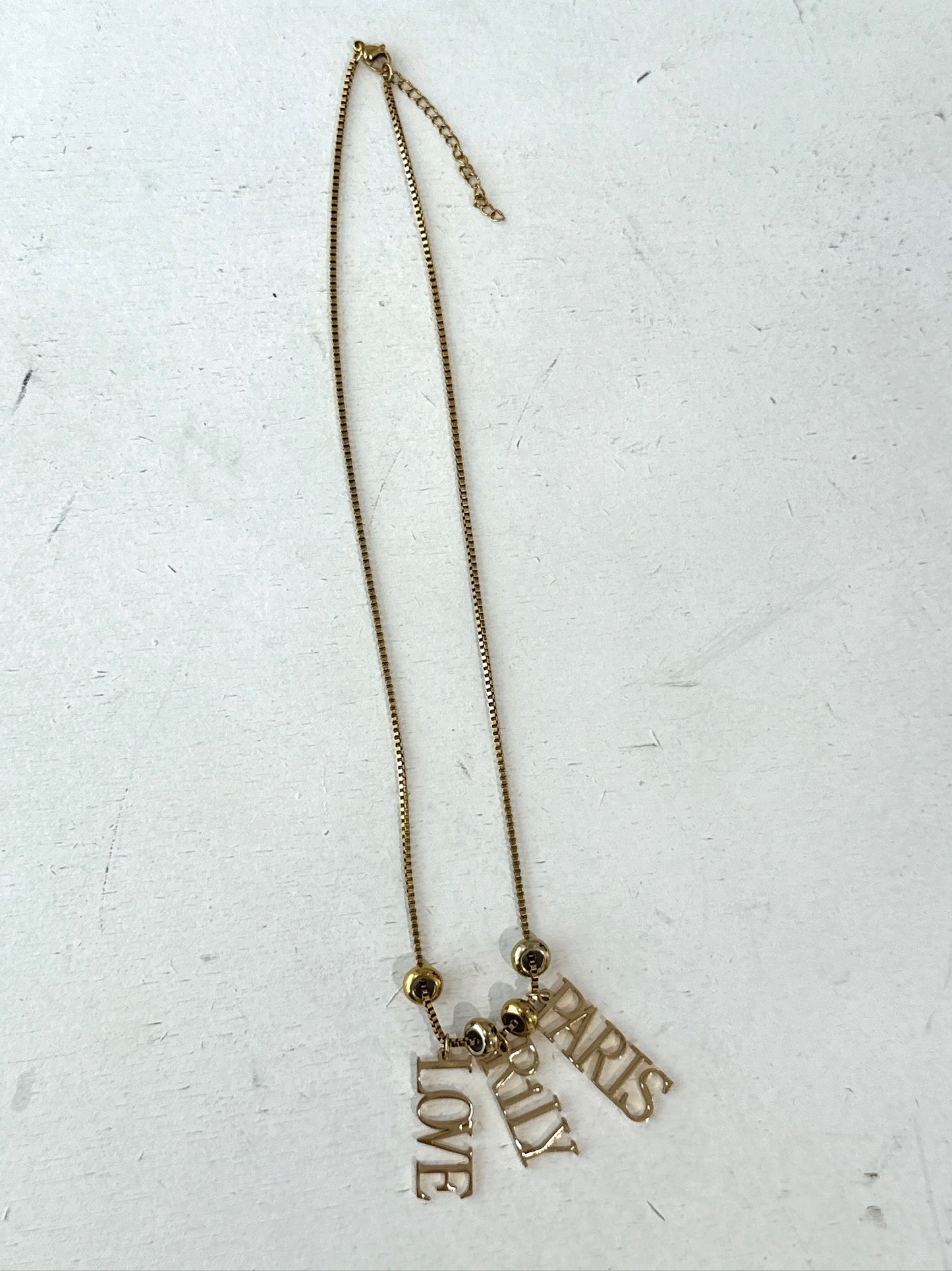 Original Gold Letter Necklace – Customizable