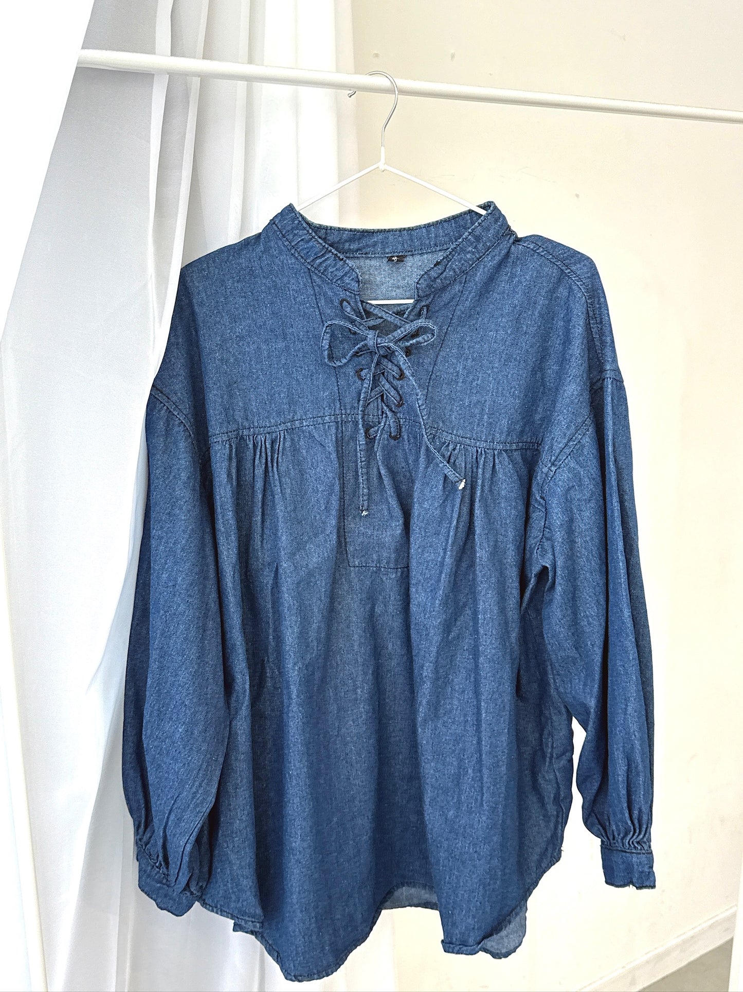 Denim Tunic Top
