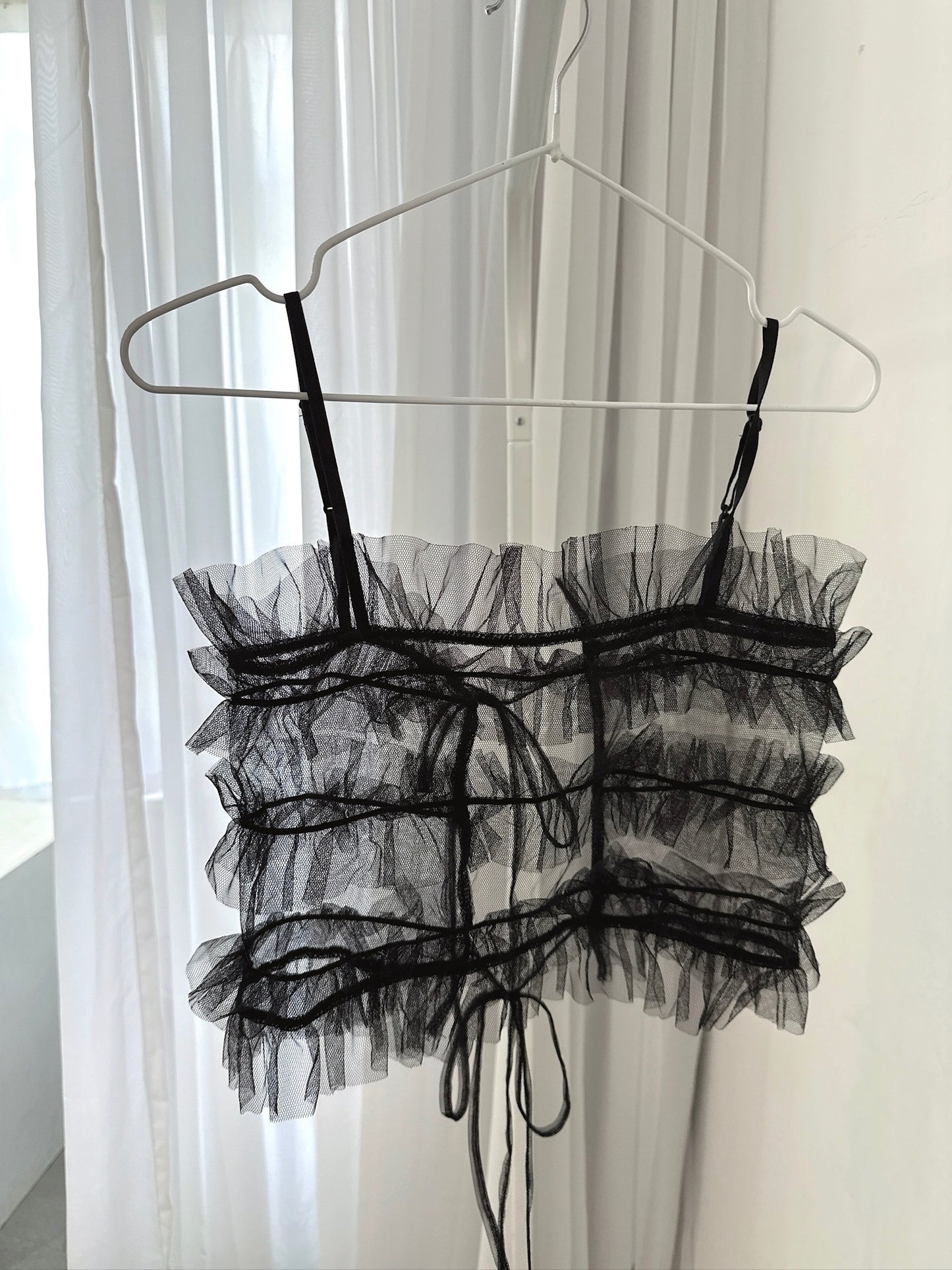 Black Tulle Camisole