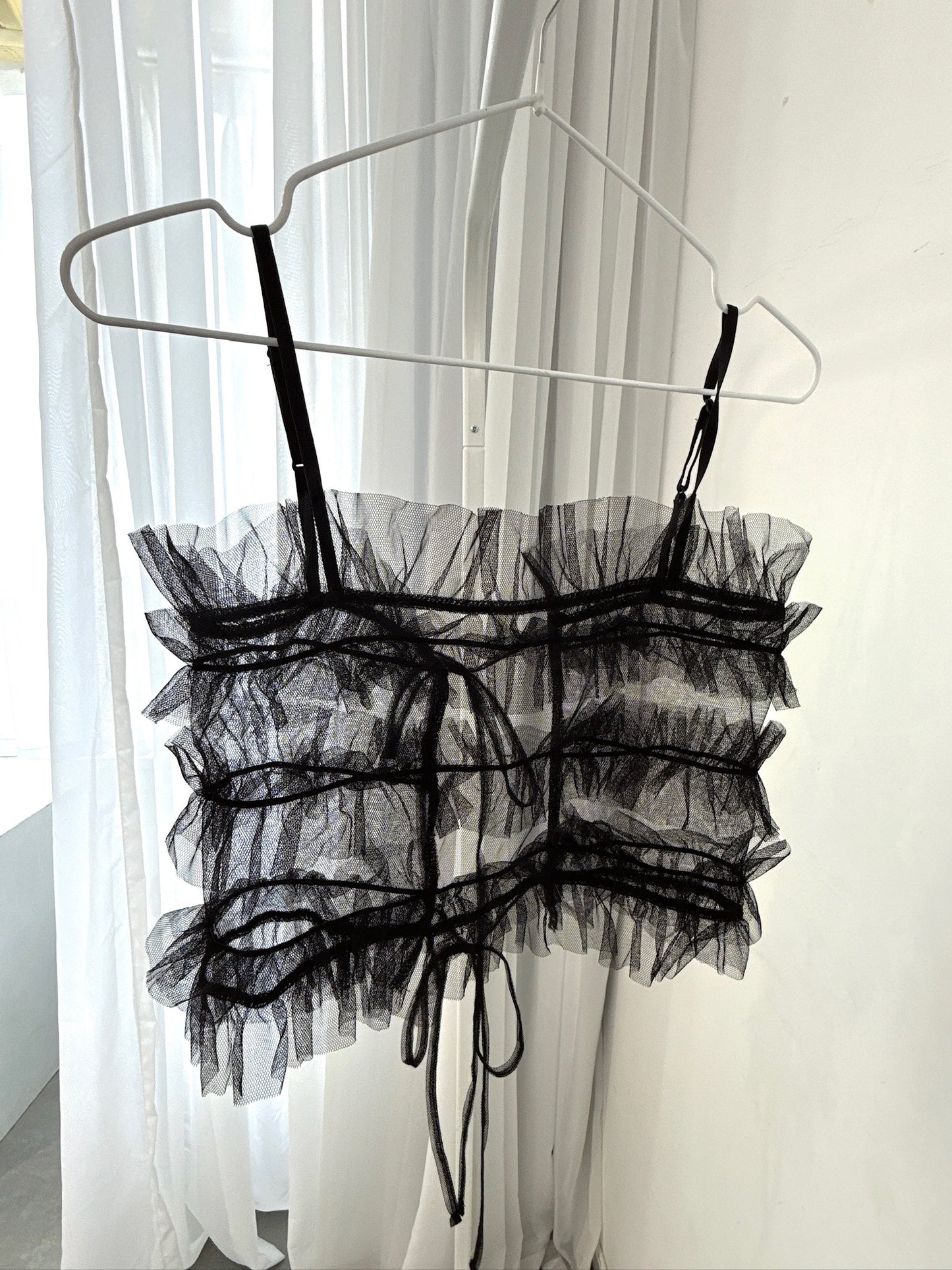 Black Tulle Camisole
