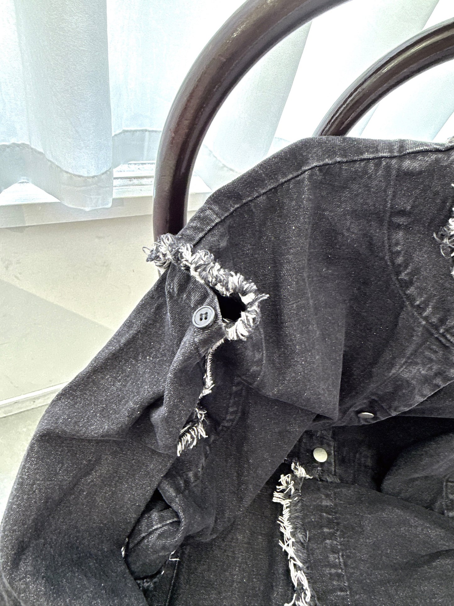 Black Fringed Jacket