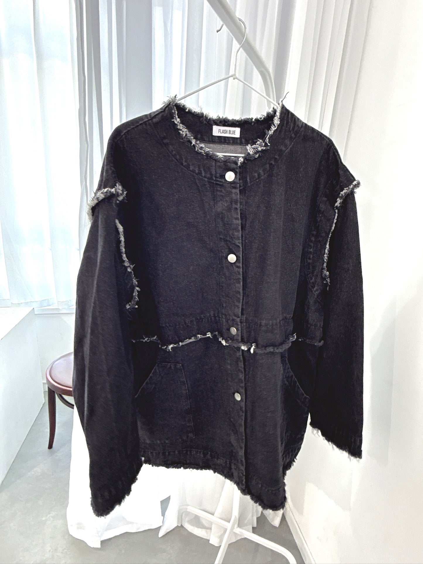 Black Fringed Jacket