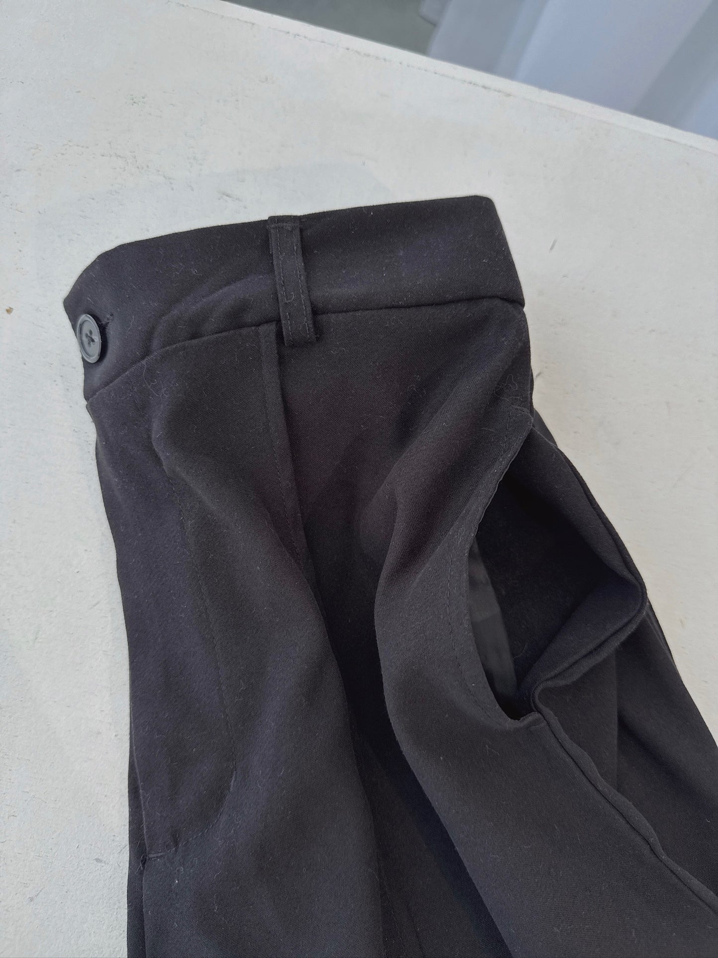 High-Waisted Black Shorts