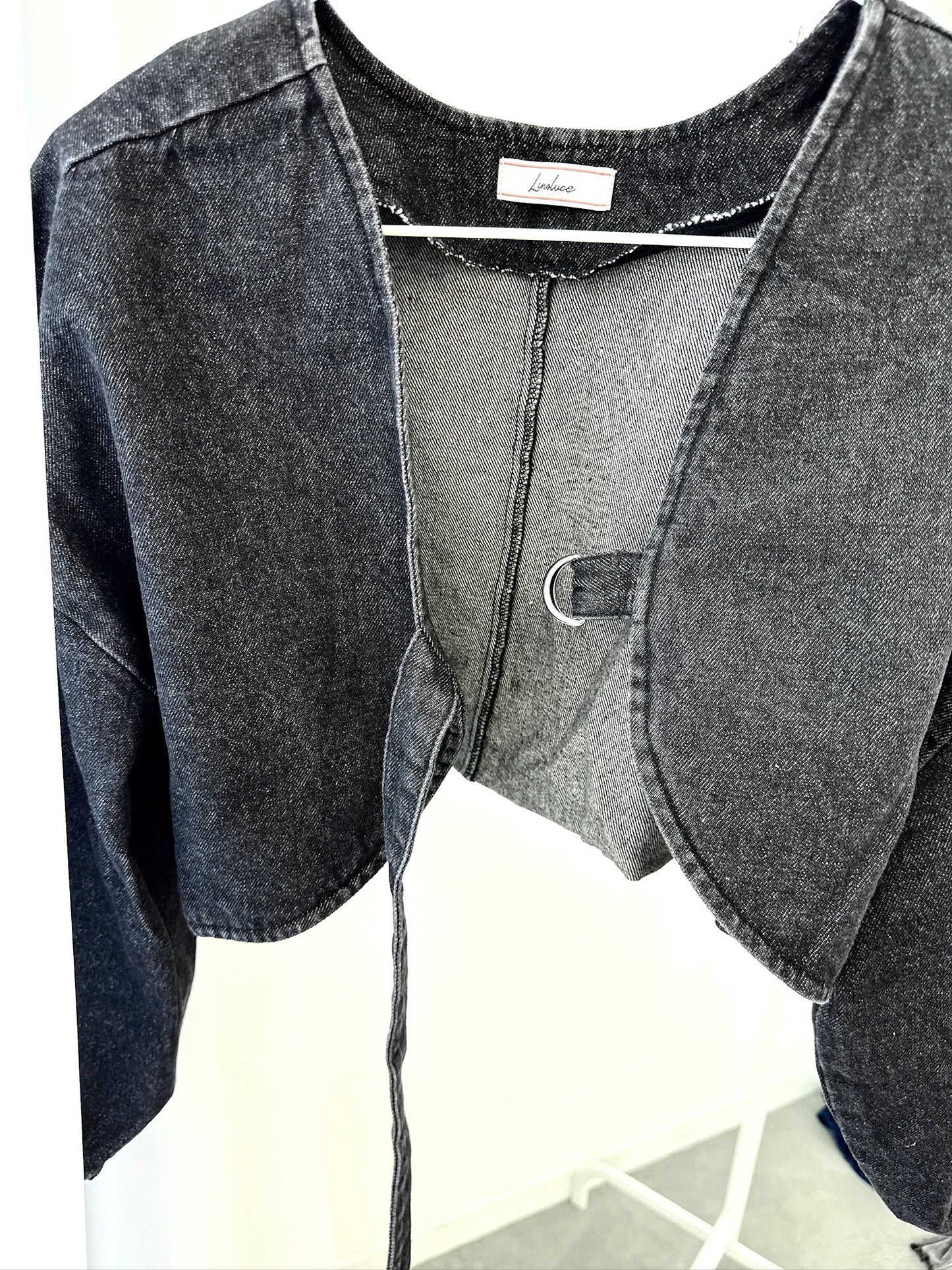 Dark Grey Denim Jacket