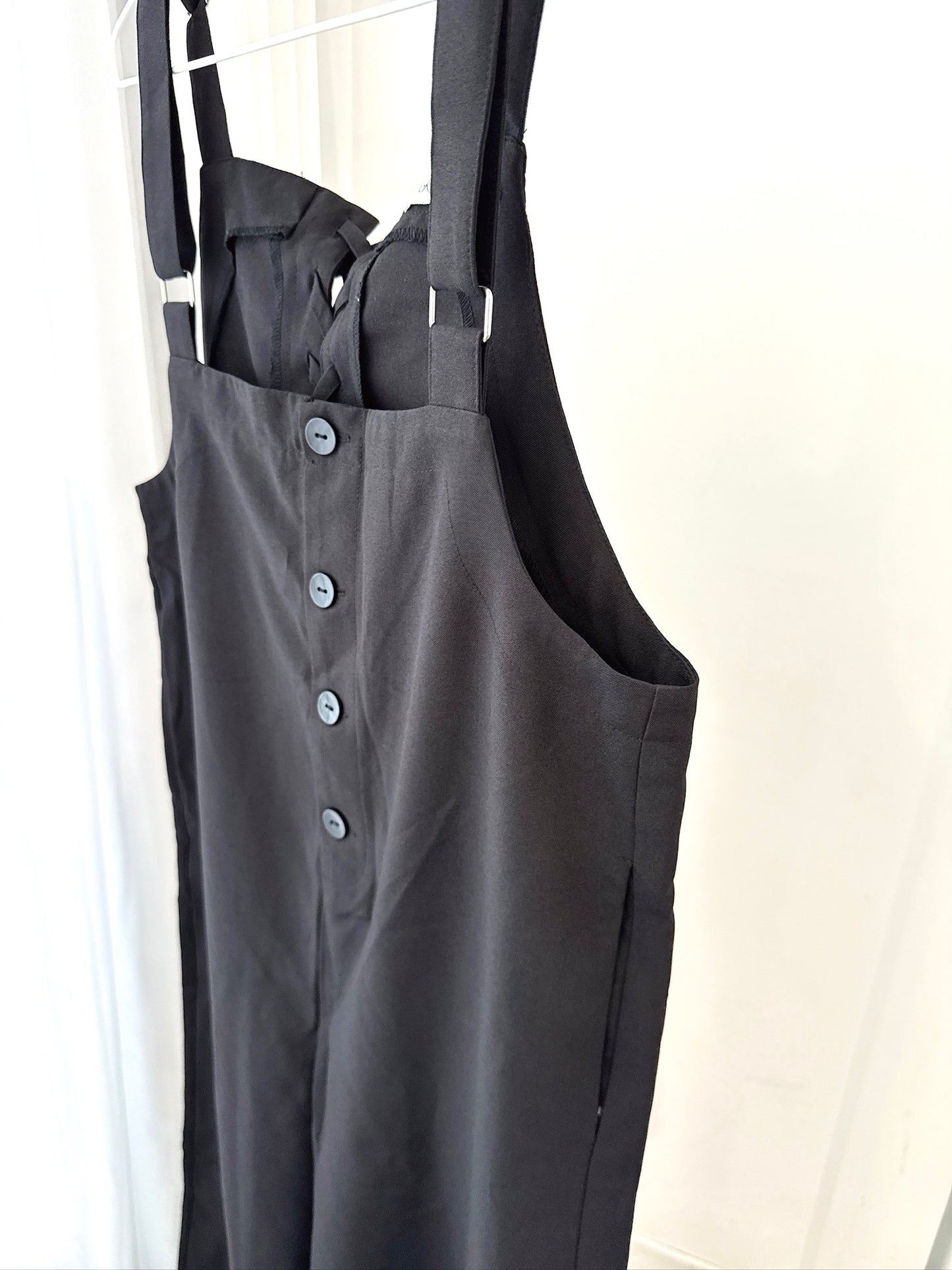 Back-Tie Ribbon Jumpsuit
