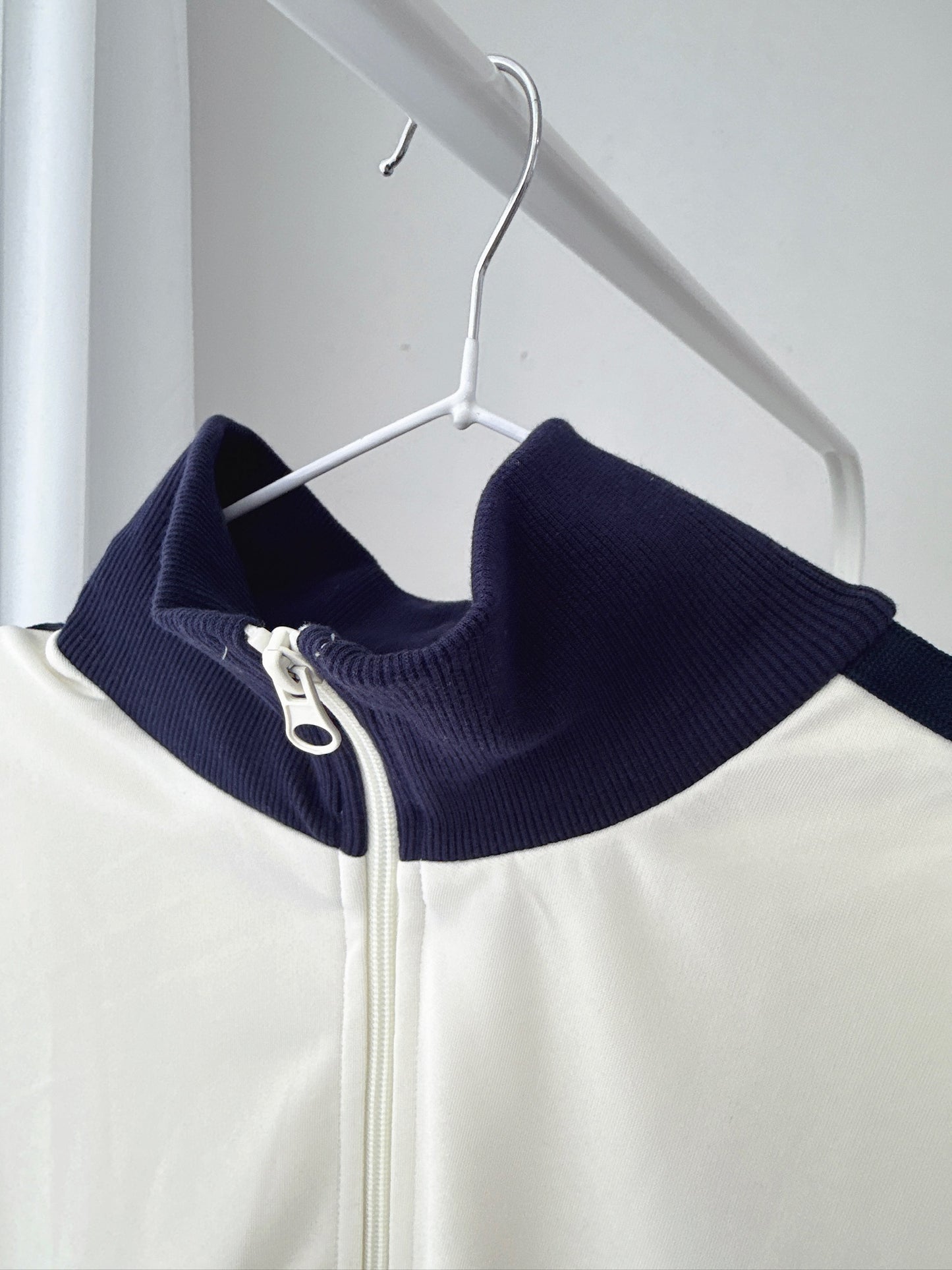 POLO Logo Two-Tone Zip-Up Jacket