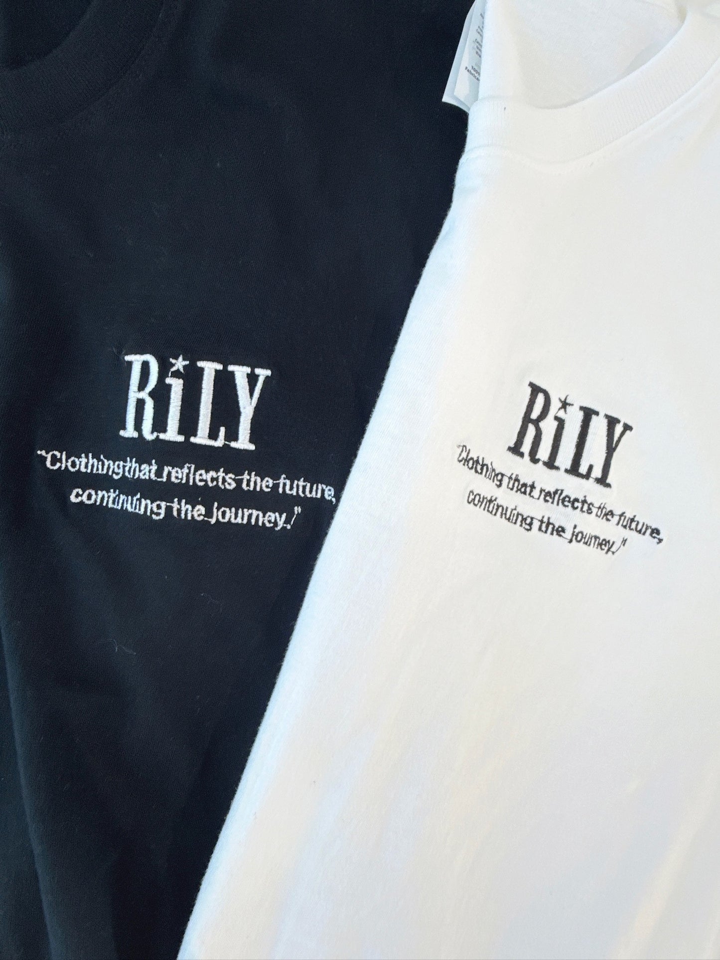 “RiLY” Embroidered Logo Tee – Original Short Sleeve Top