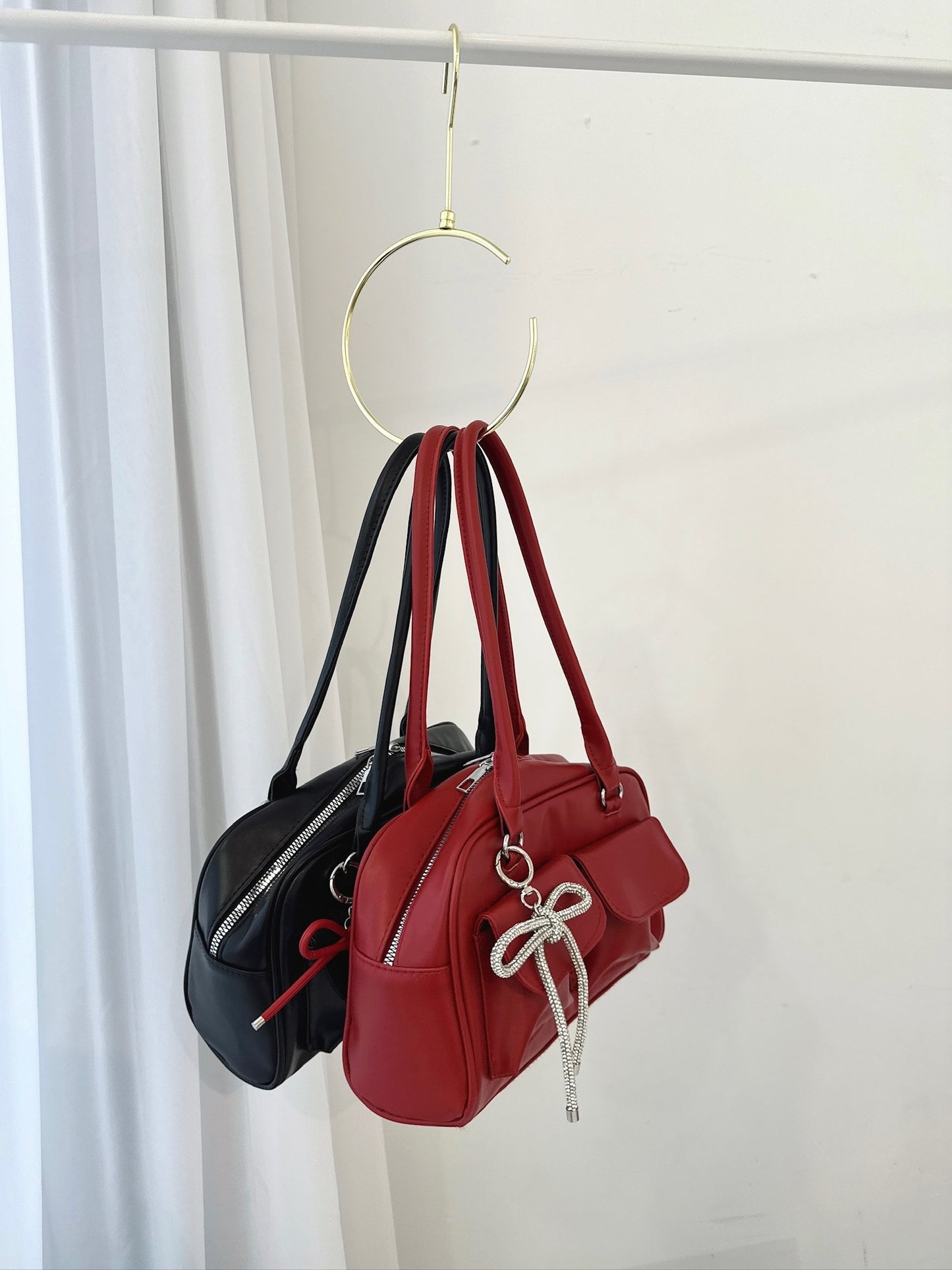 Double Pocket Shoulder Bag