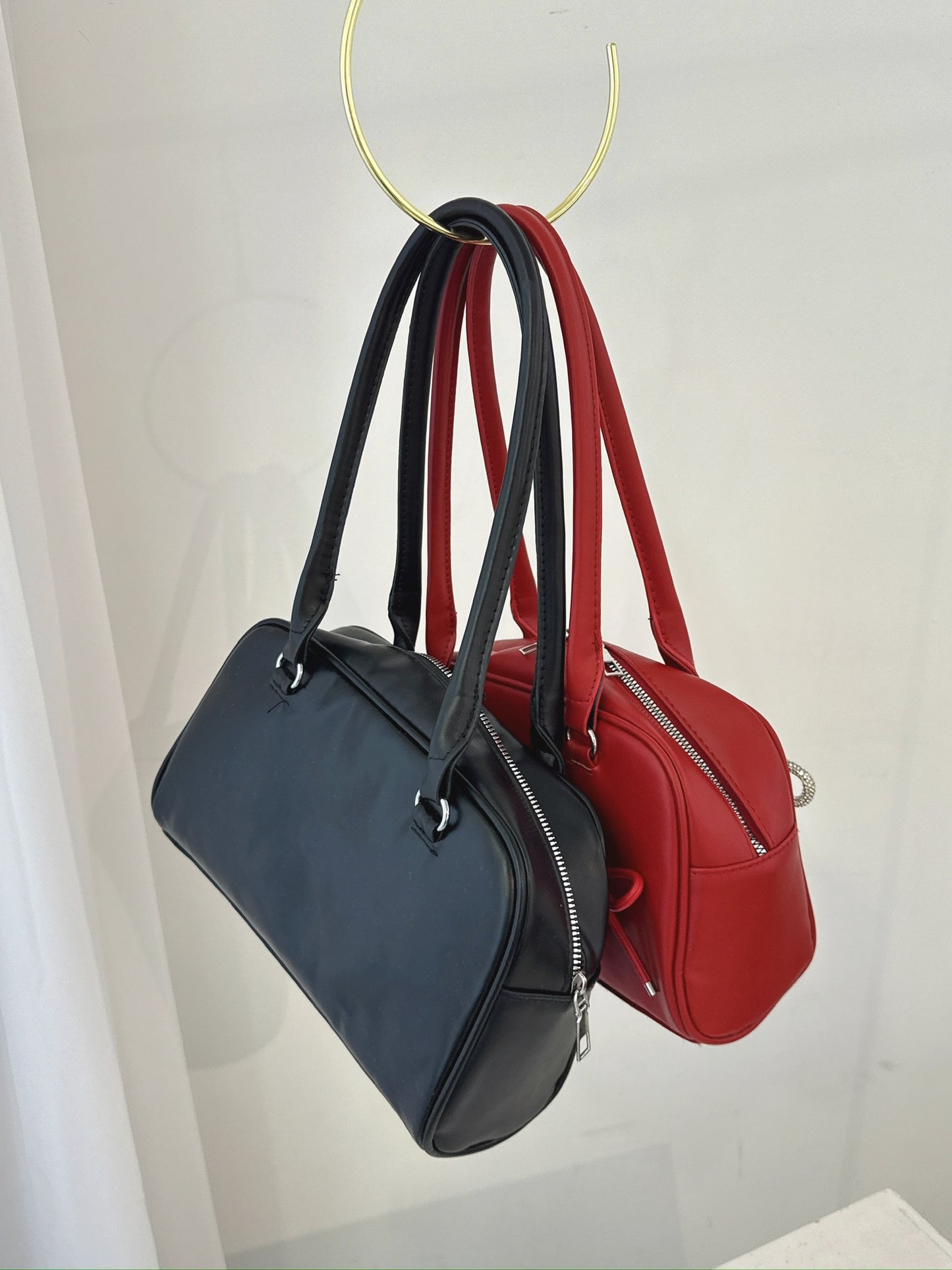 Double Pocket Shoulder Bag