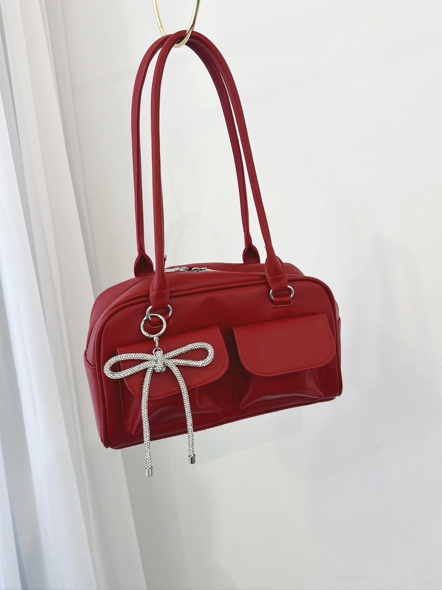 Double Pocket Shoulder Bag