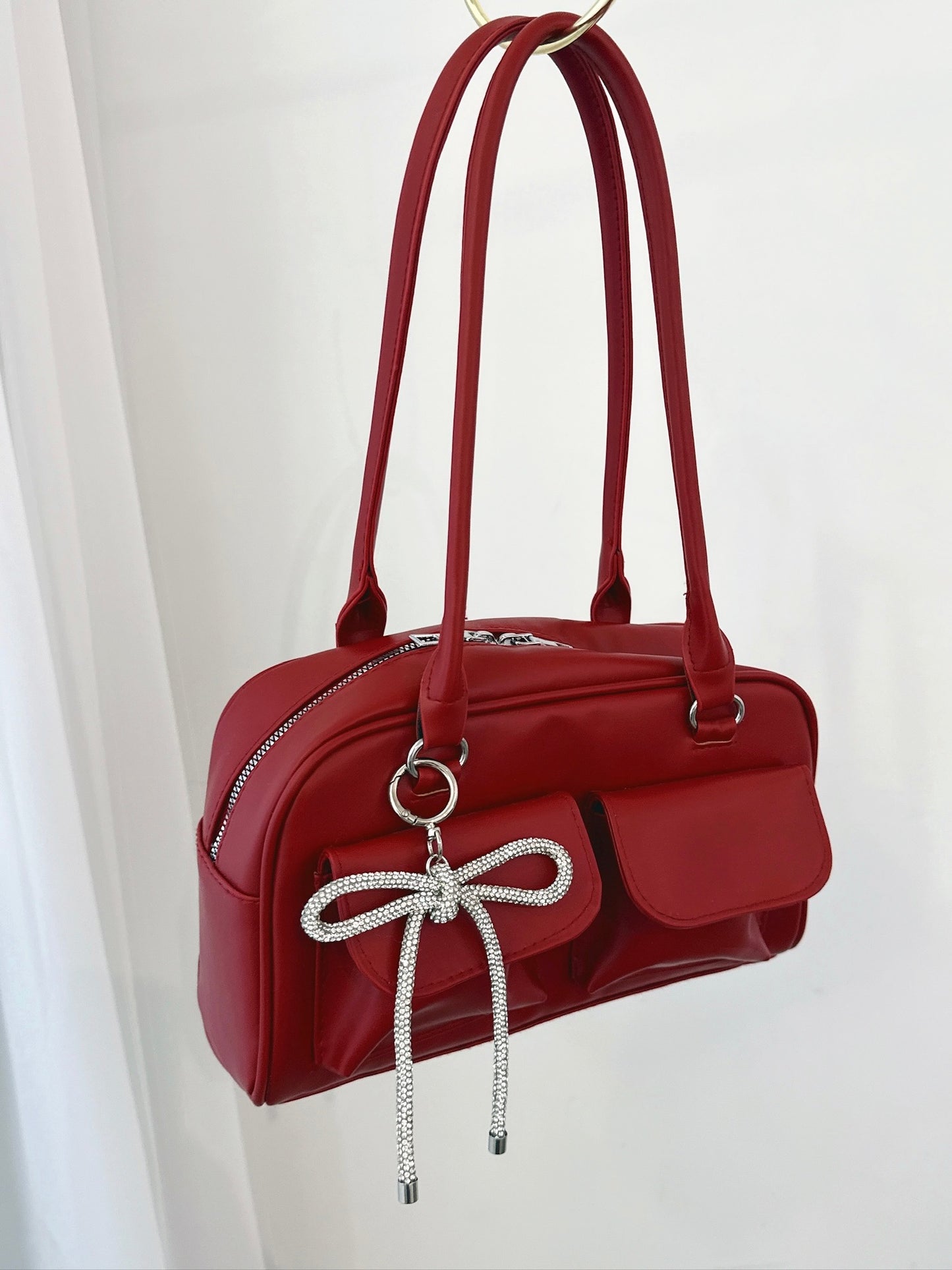 Double Pocket Shoulder Bag