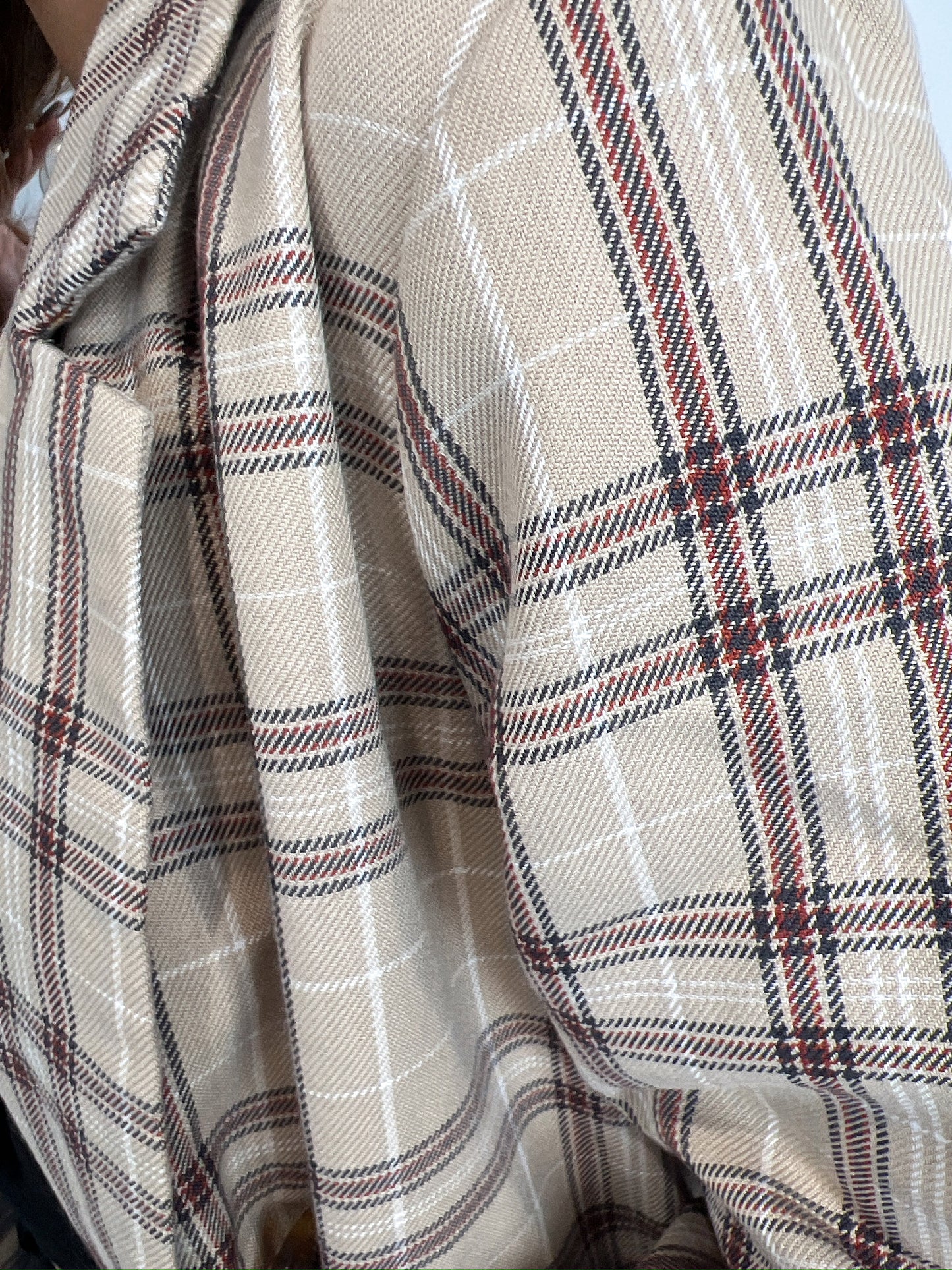 Plaid Tailored Jacket