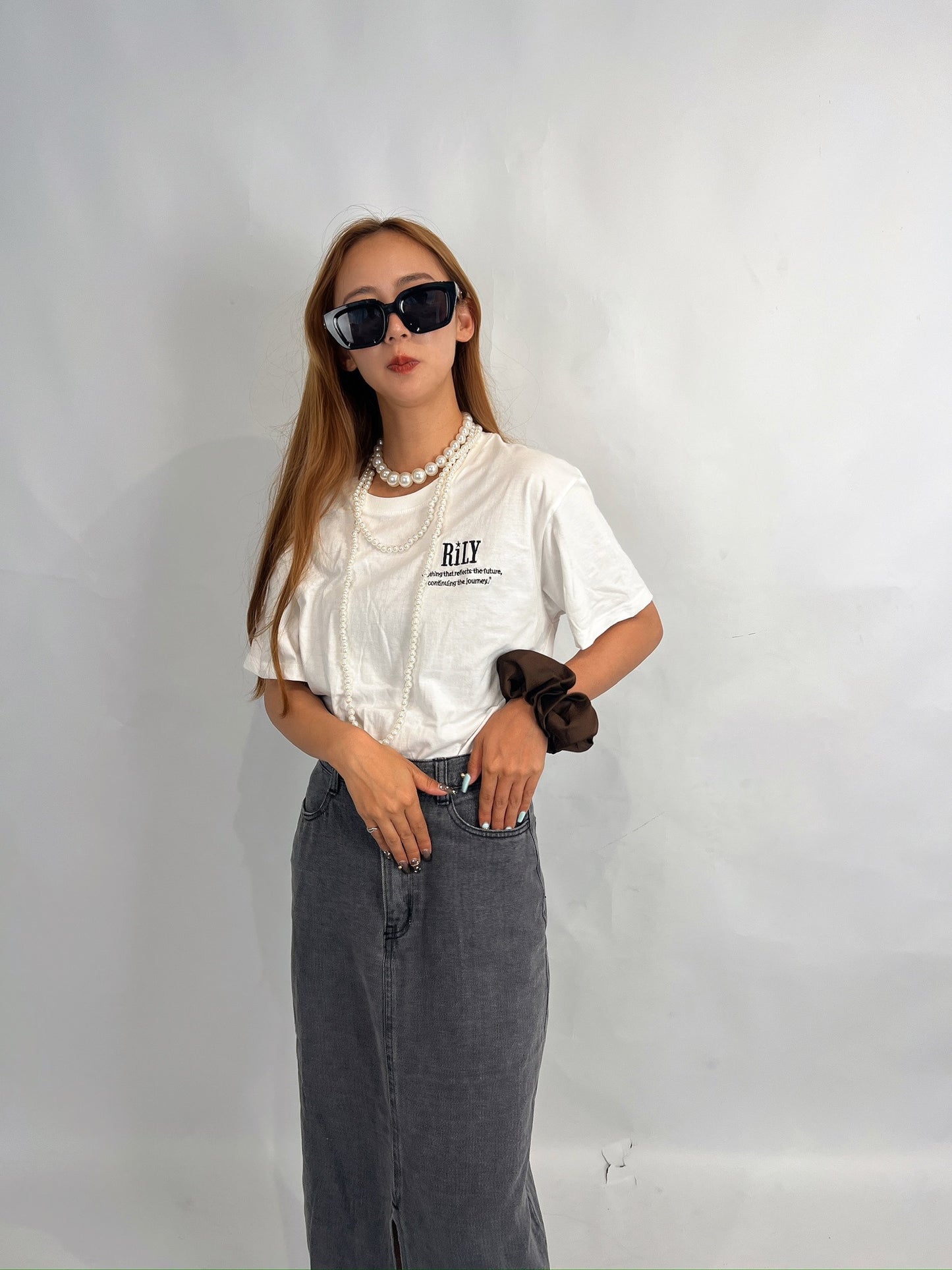“RiLY” Embroidered Logo Tee – Original Short Sleeve Top