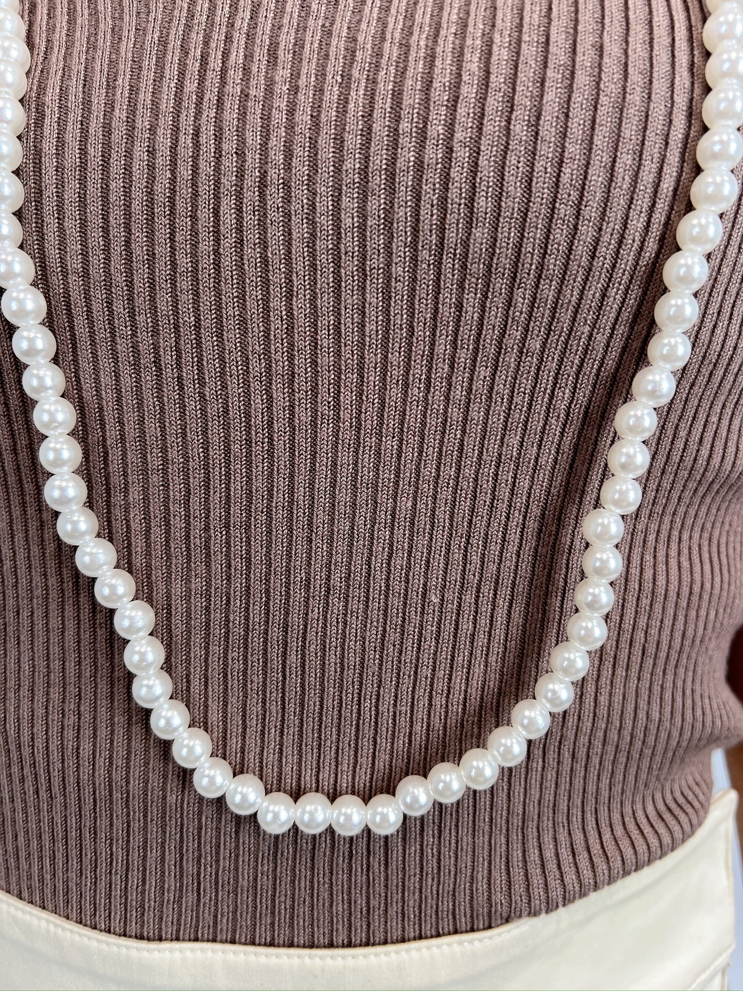 Pearl Long Necklace