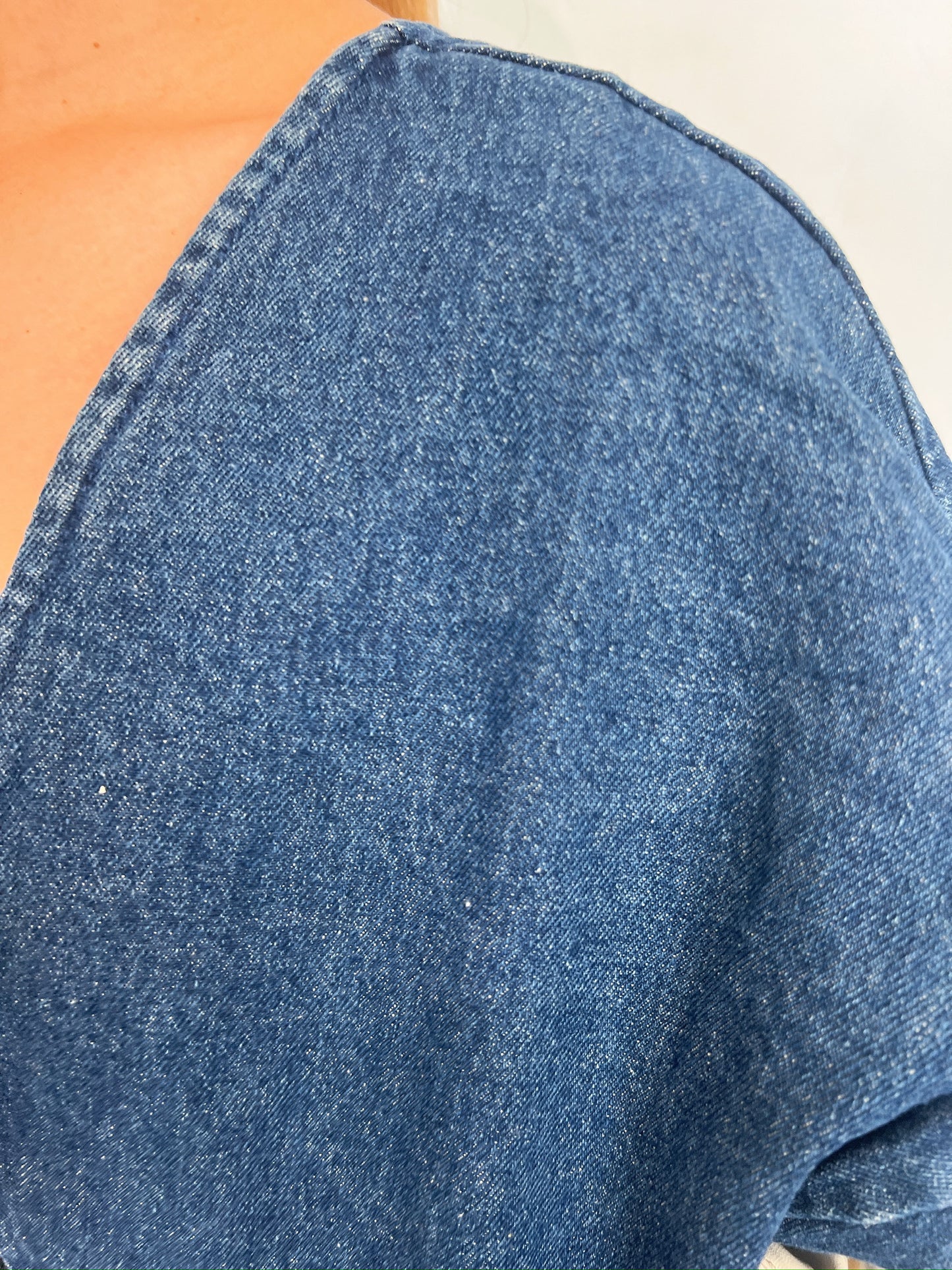 Denim Cropped Jacket