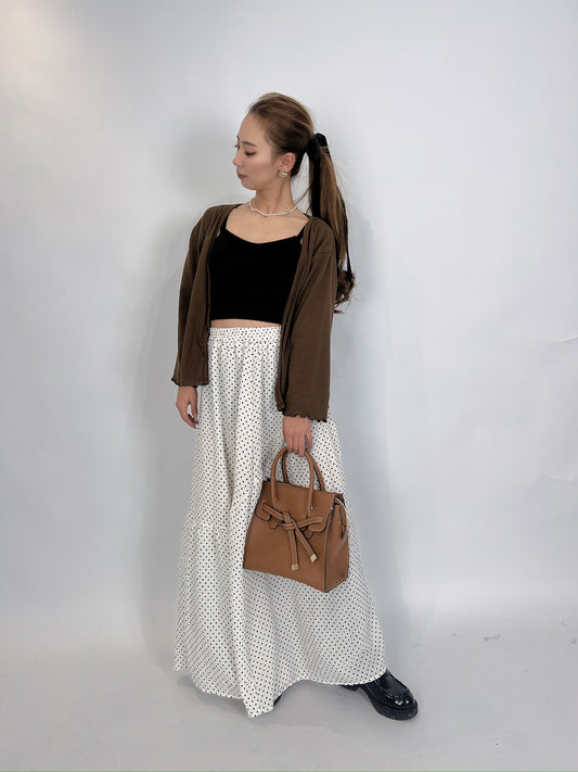 Dot Long Skirt