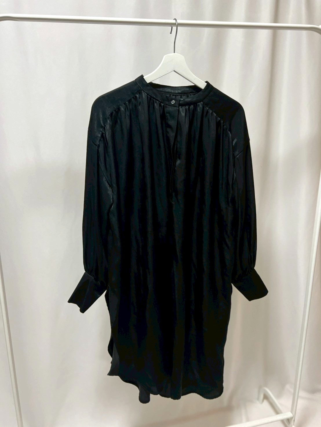 25-15ロングシャツワンピース