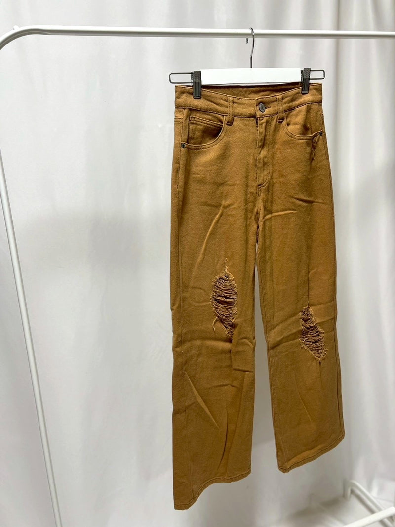 6-24ダメージデニムパンツ