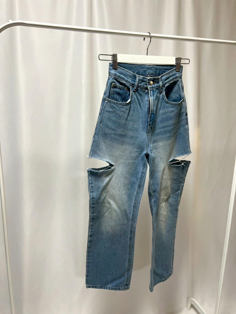 3-23 カットオフデニムパンツ
