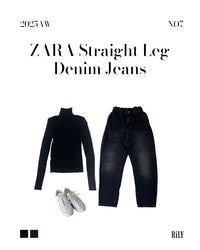 2501213ZARA Straight Leg Denim Jeans