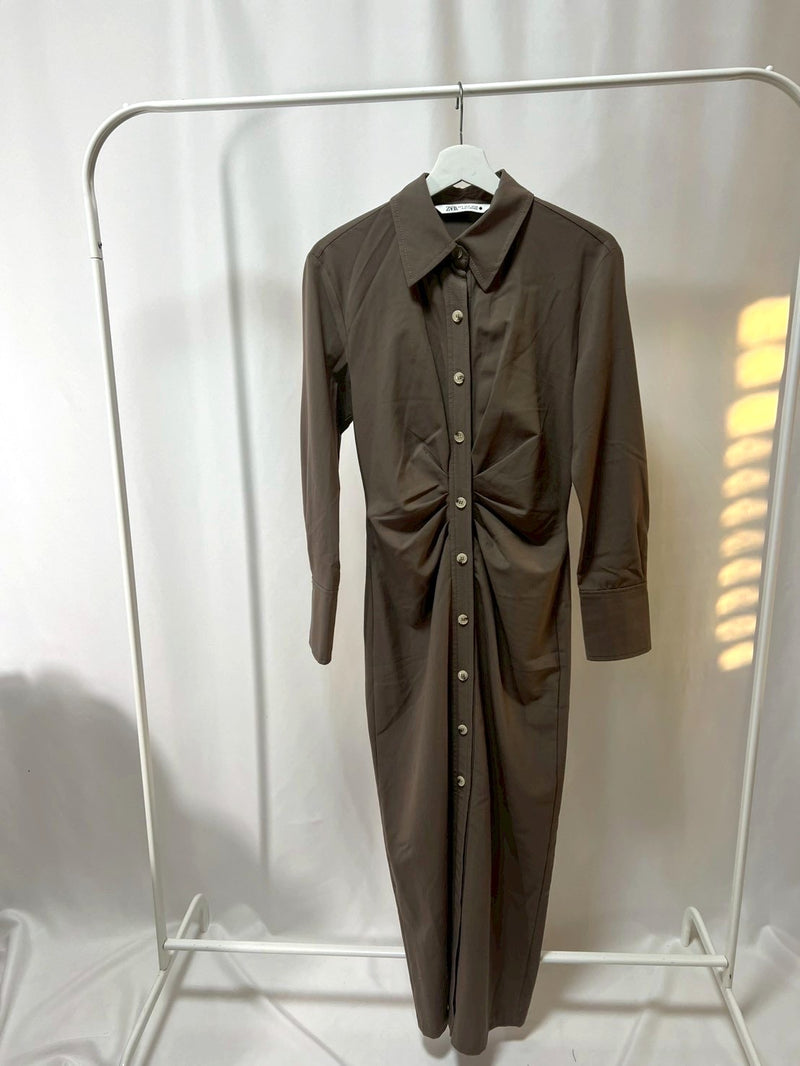 22-6シャツワンピース