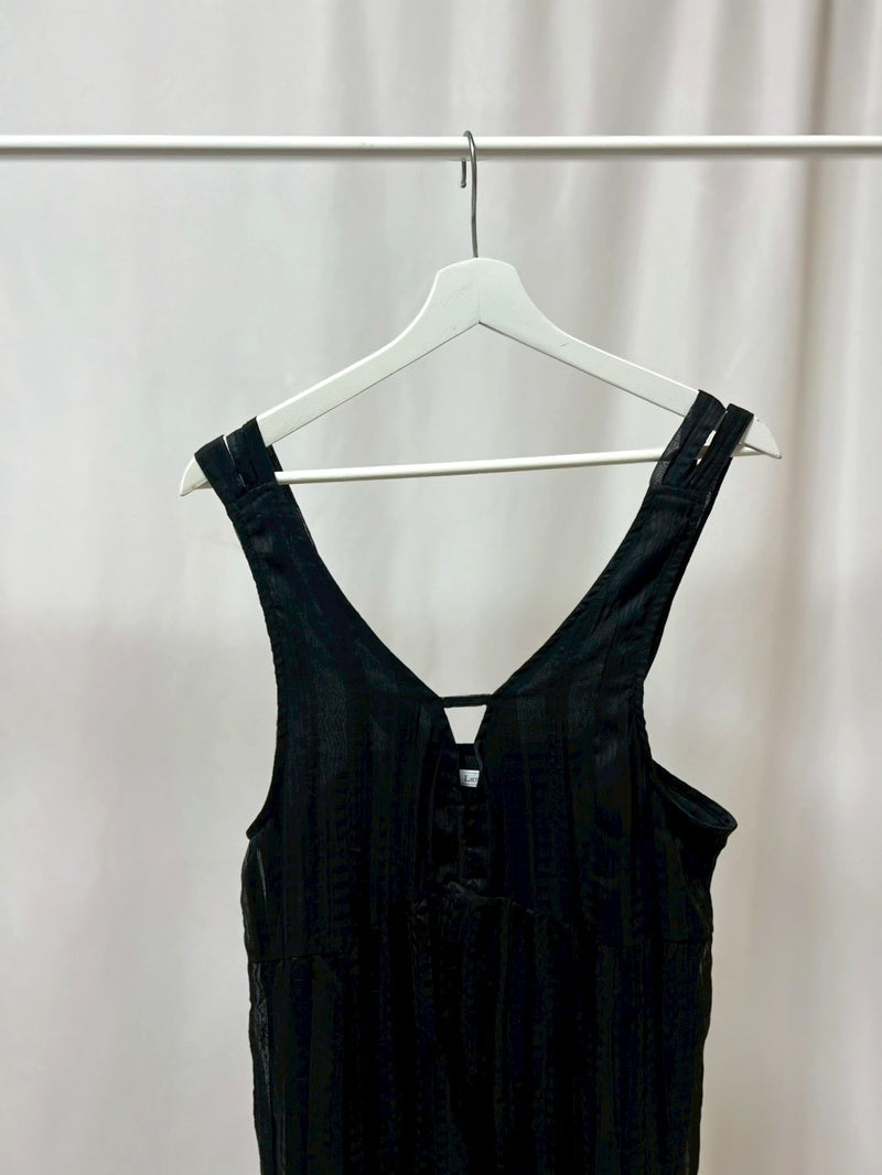 25-14サイドボタンキャミワンピース