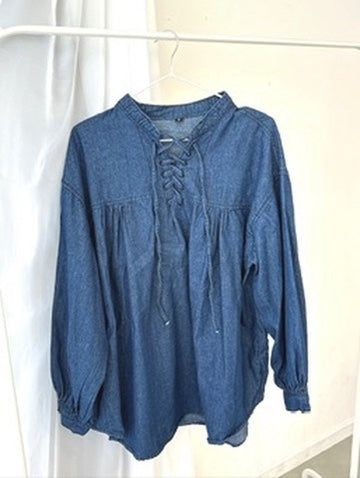 Denim Tunic Top