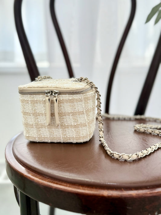 White Vanity Bag