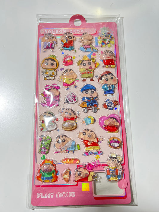 しんちゃんオイルぼんぼんシール