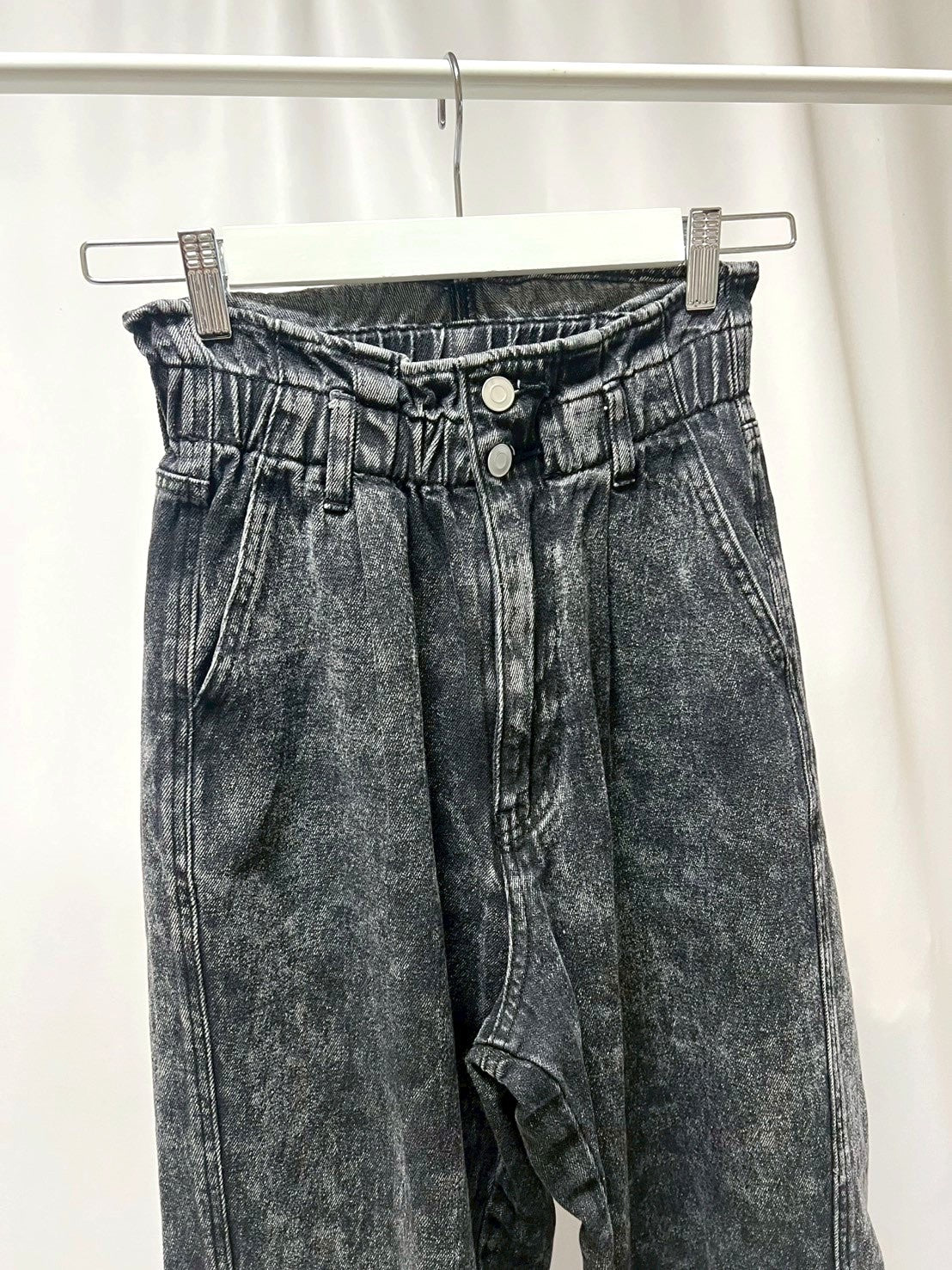 28-18 ハイウエストデニムパンツ