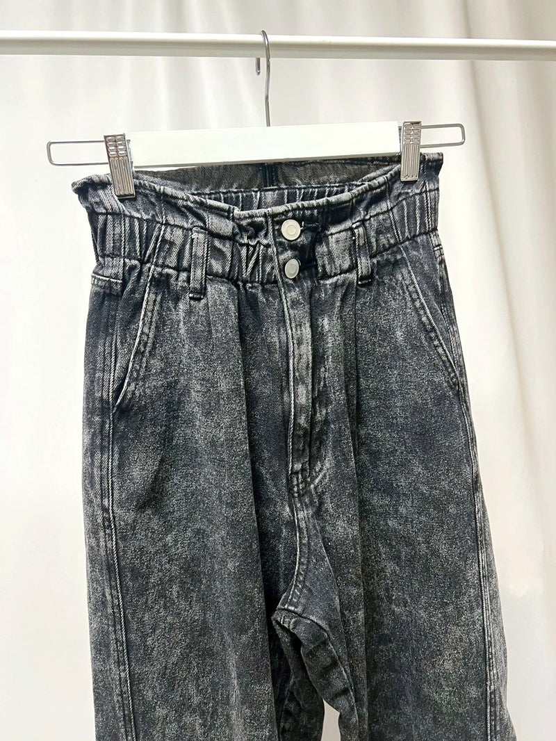 28-18 ハイウエストデニムパンツ