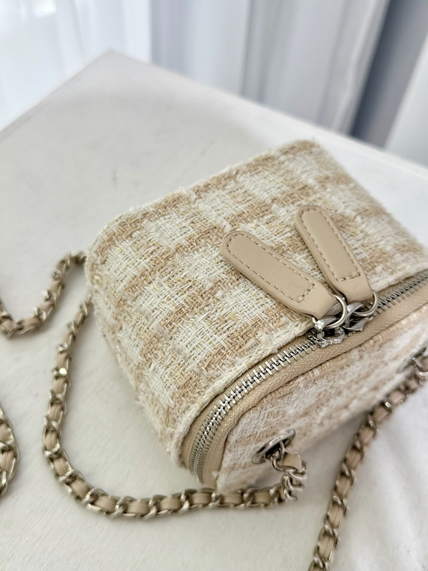 White Vanity Bag