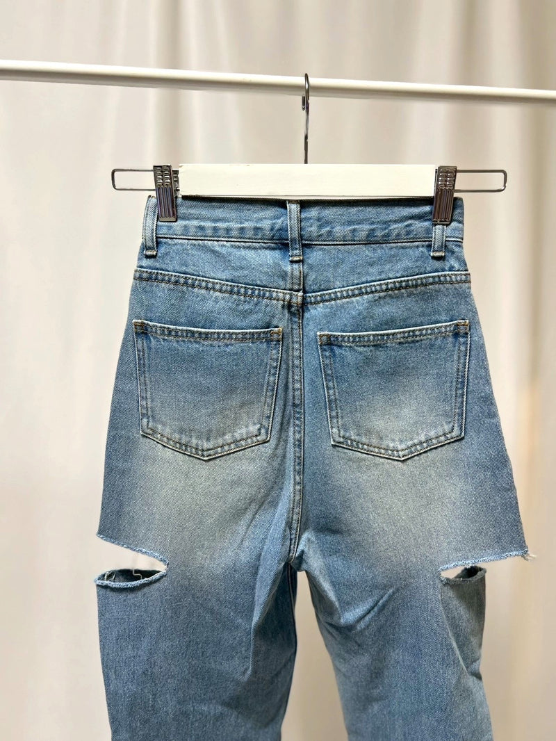 3-23 カットオフデニムパンツ