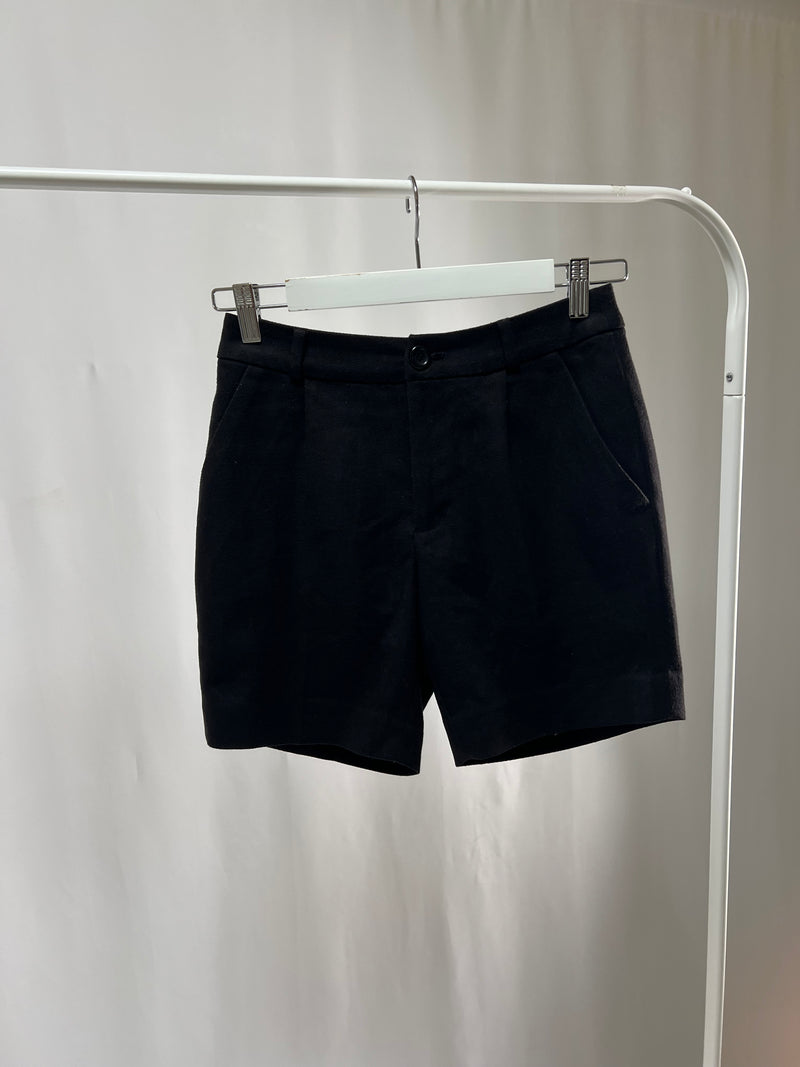 250122Tailored Black Shorts
