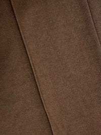 2501210Brown Suede Wide-Leg Pants