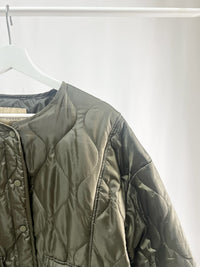 250005Khaki Quilted Jacket