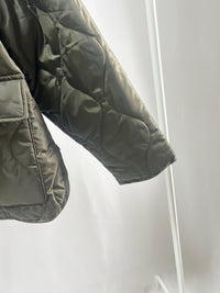 250005Khaki Quilted Jacket