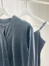 25044Velour Ensemble Knit Set